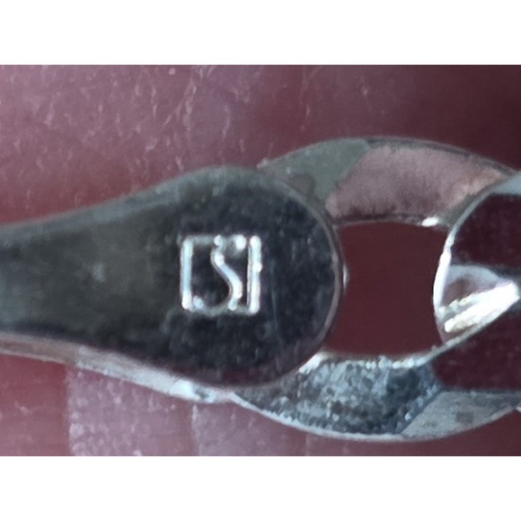 Sterling Silver Necklace 925 Italy 4.89mm 20 In Unisex New #0331‎ - Picture 4 of 5